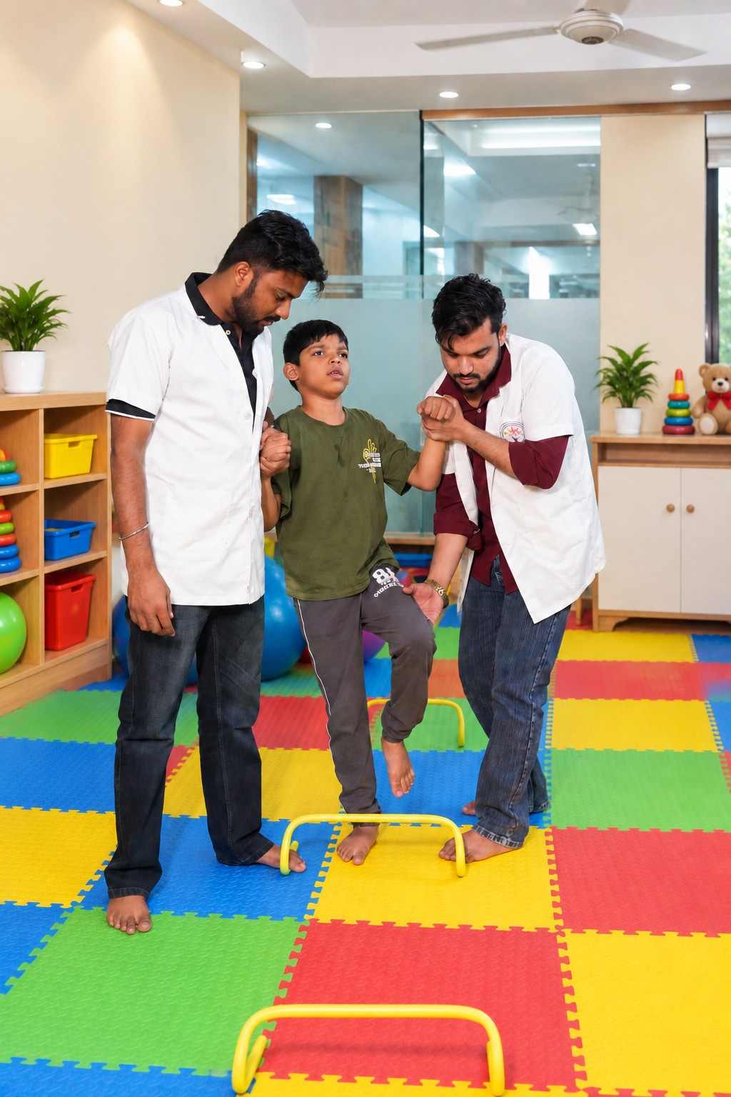 Child at AILC therapy session