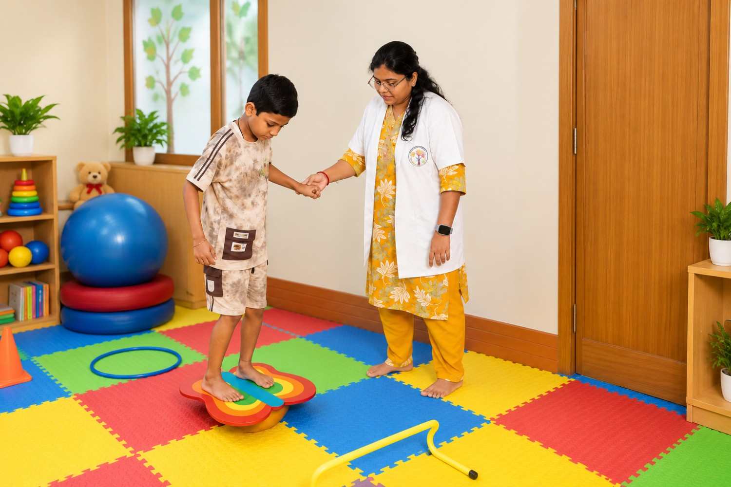 Children receiving therapy and special education services